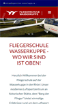 Mobile Screenshot of fliegerschule-wasserkuppe.de